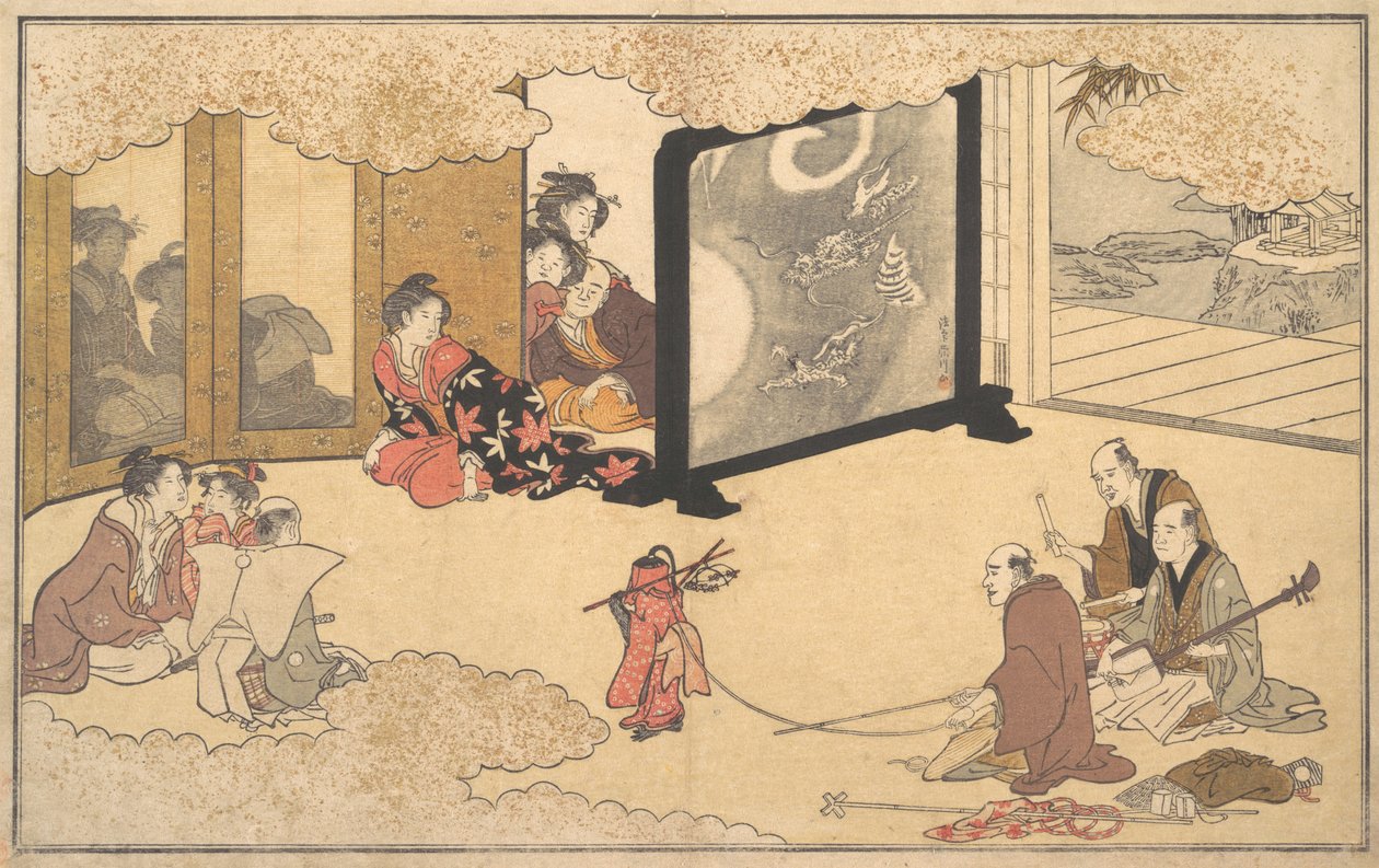 Vidět představení, 1789. od Kitagawa Utamaro
