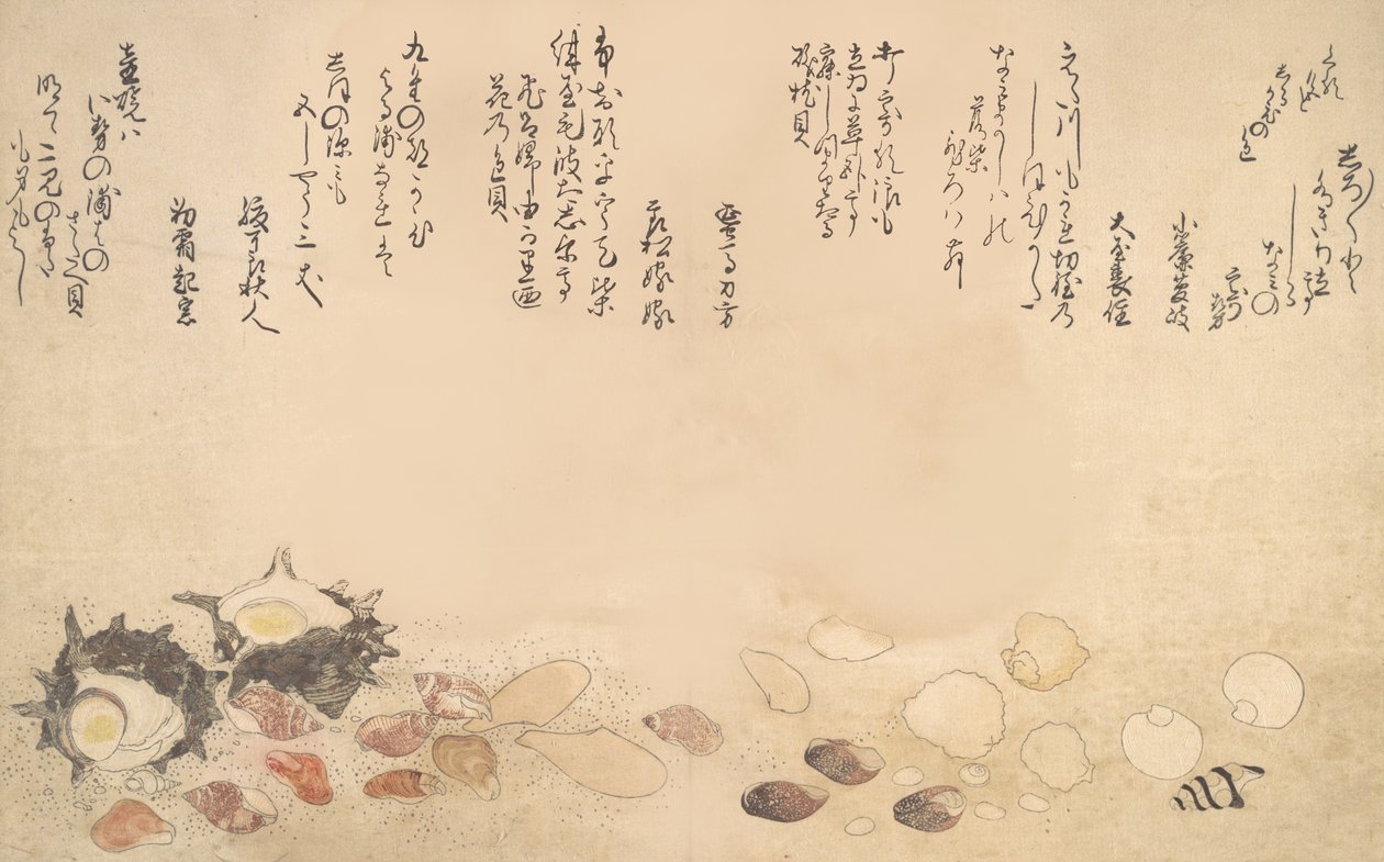 Mušle pod vodou, 1790. od Kitagawa Utamaro