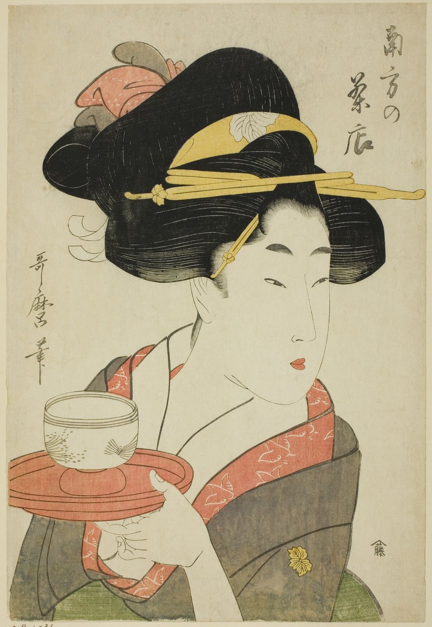 Jižní čajovna od Kitagawa Utamaro