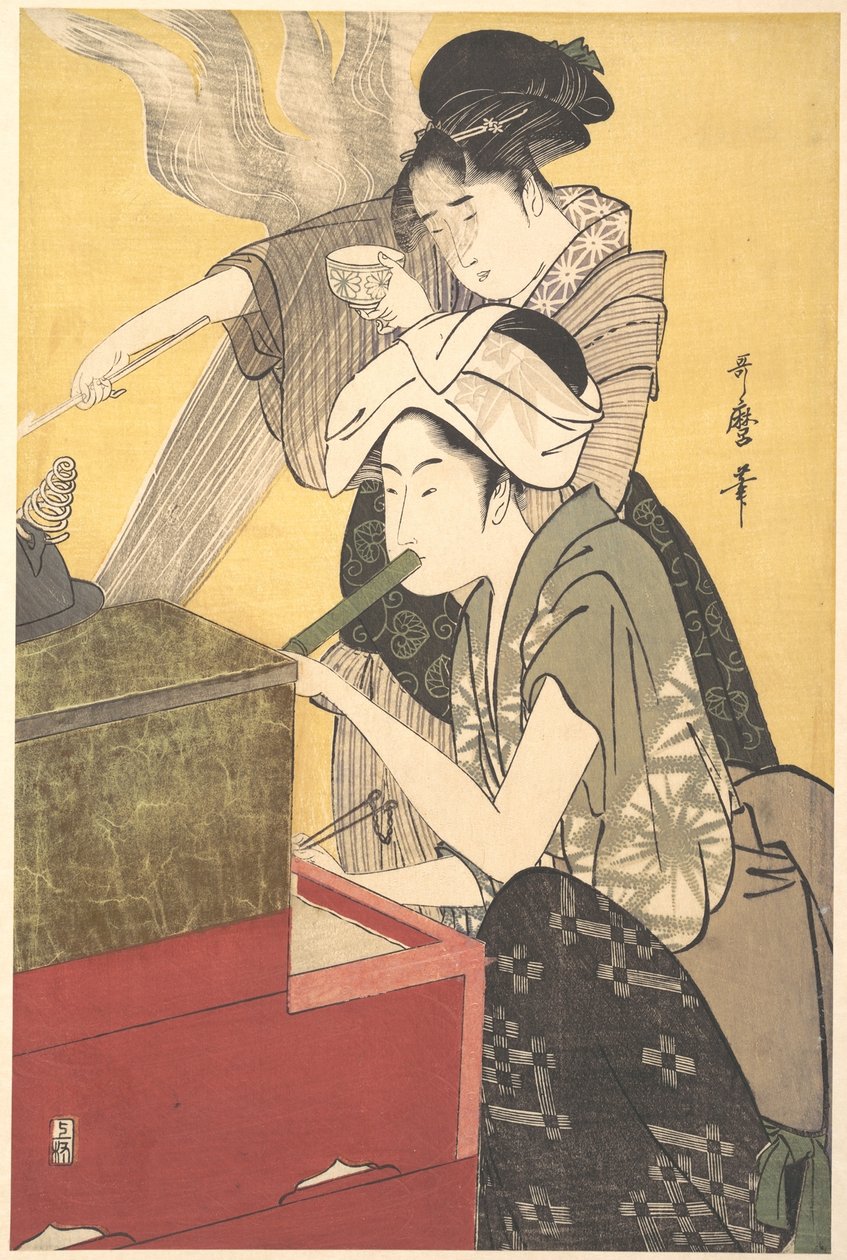 Kuchyně od Kitagawa Utamaro