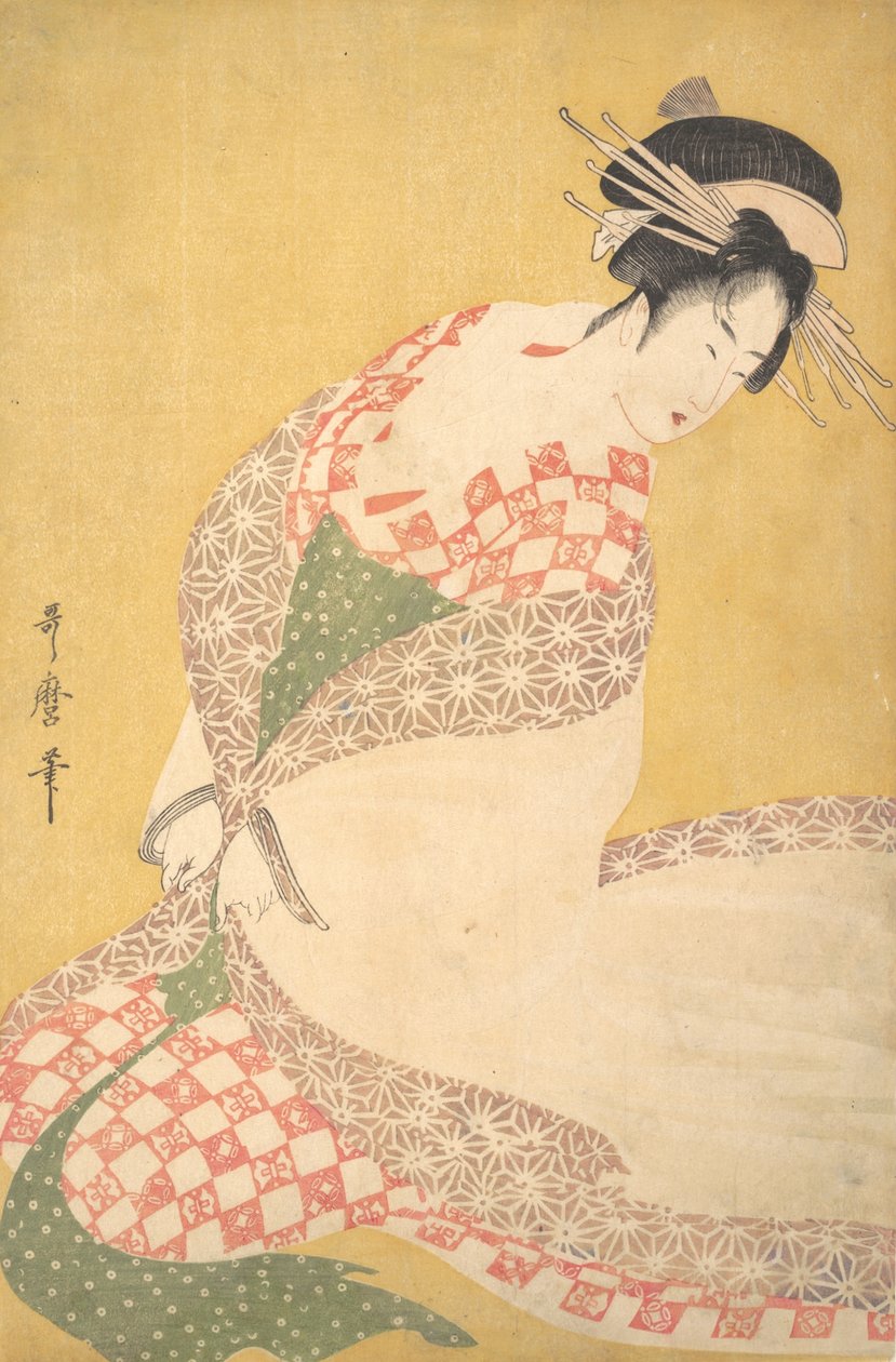 Vnější plášť, ca. 1795. od Kitagawa Utamaro