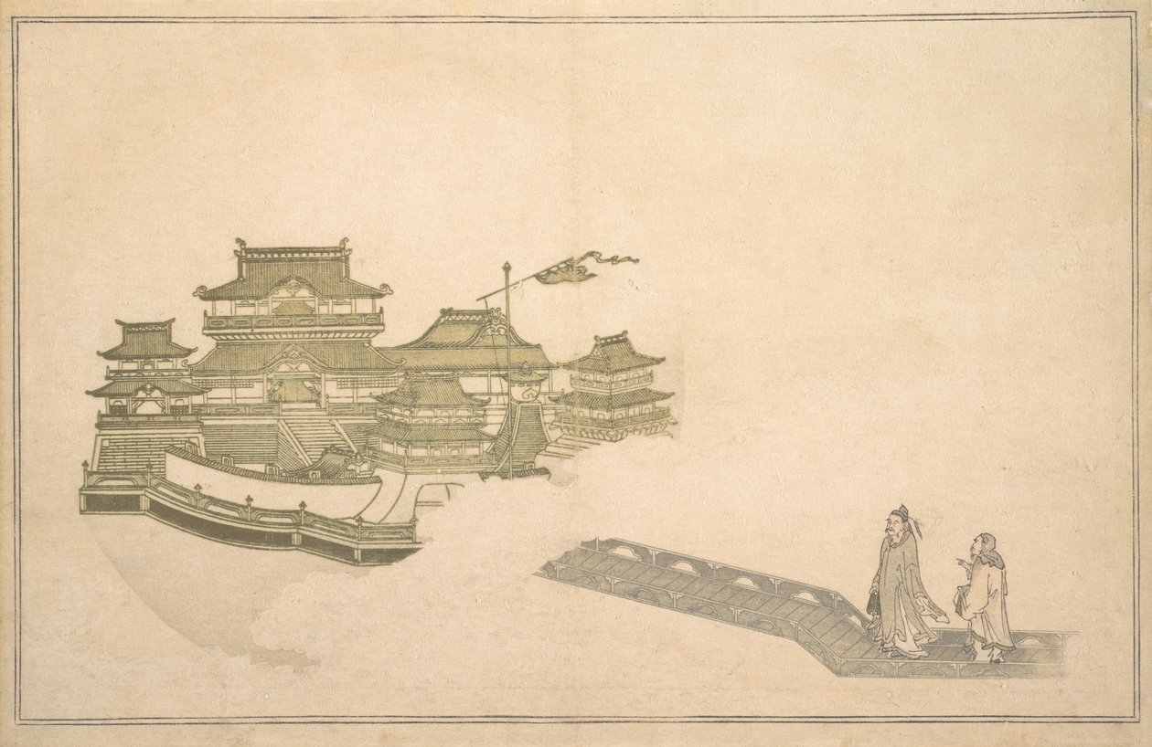 Palác na Měsíci, 8. měsíc, 1789. od Kitagawa Utamaro