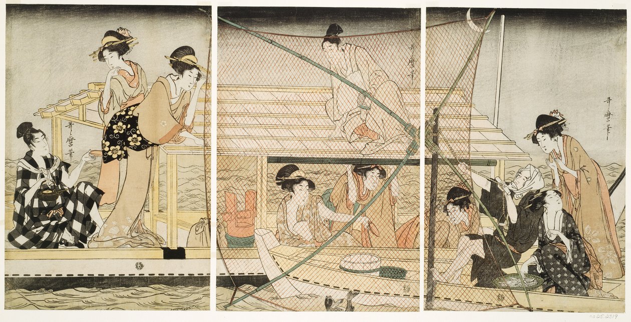 Scoop-Net od Kitagawa Utamaro