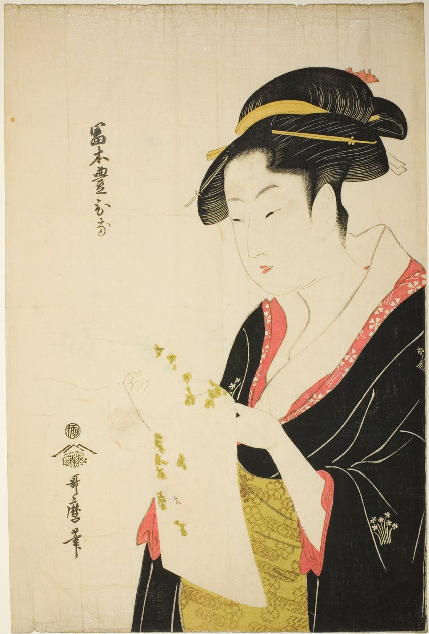 Tomimoto 14 dní od Kitagawa Utamaro