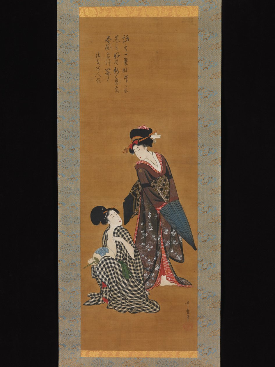 Dvě krásky od Kitagawa Utamaro