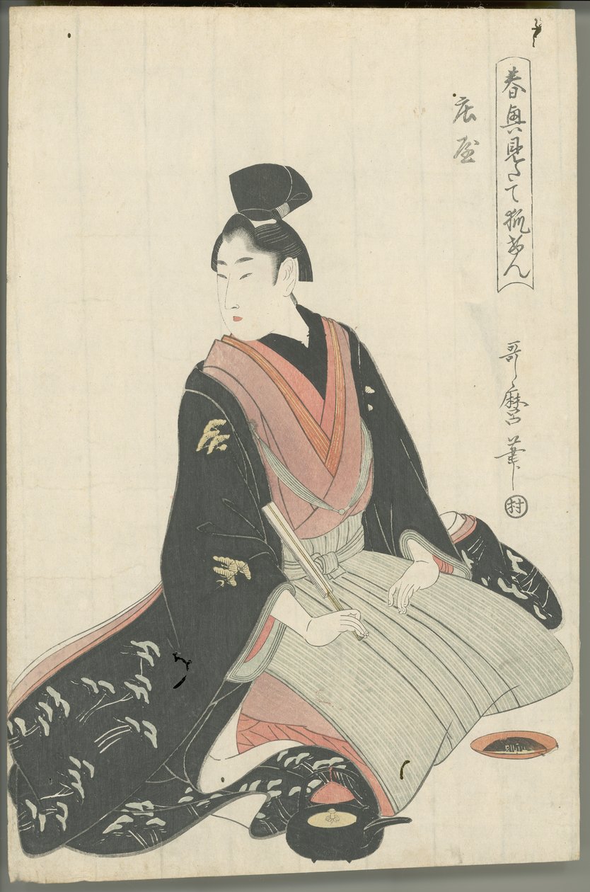 Náčelník vesnice od Kitagawa Utamaro