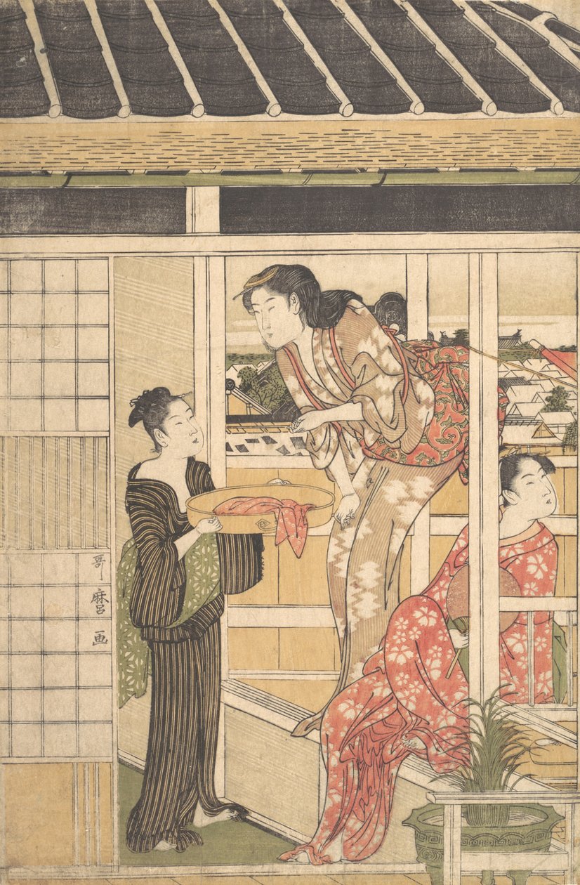 Mycí den, ca. 1788. od Kitagawa Utamaro