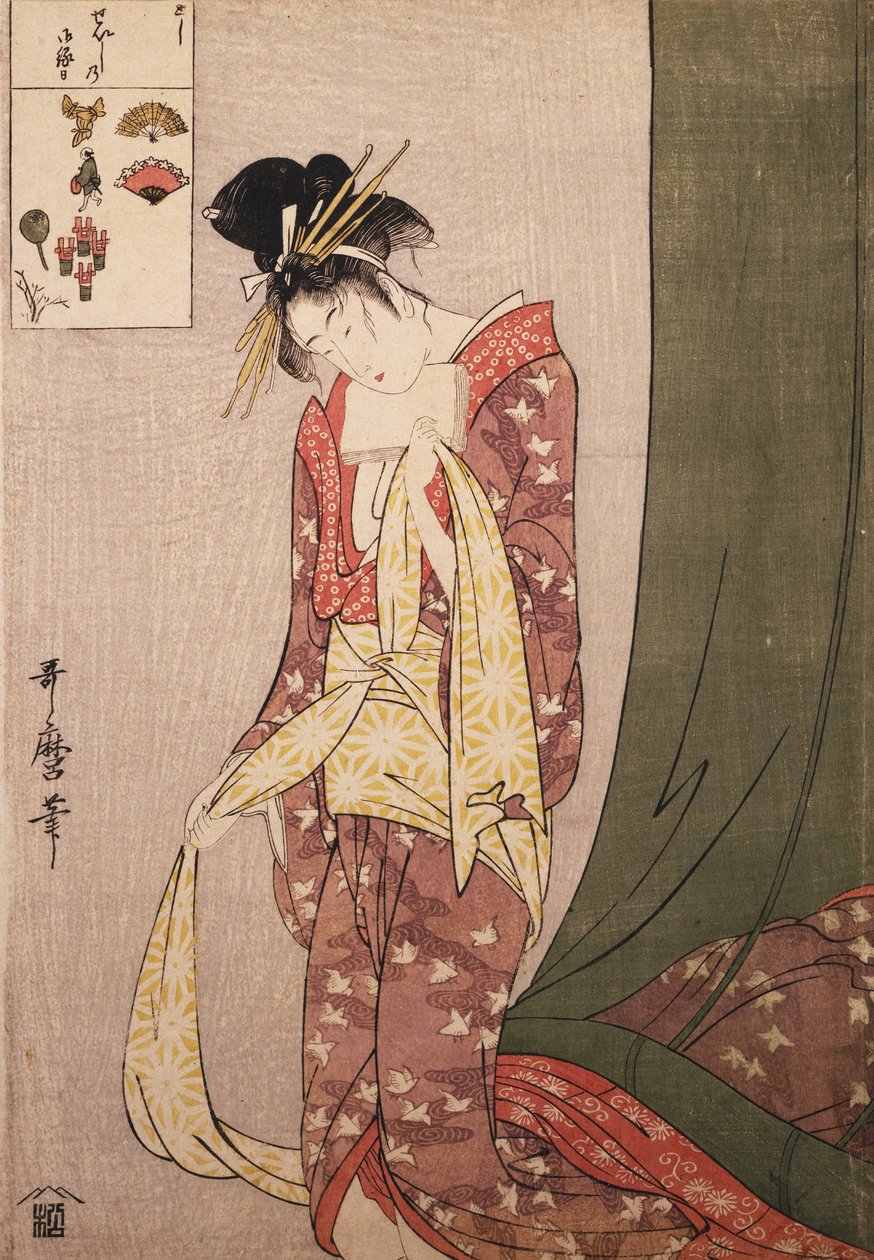 Ôgiya Hanaôgi od Kitagawa Utamaro
