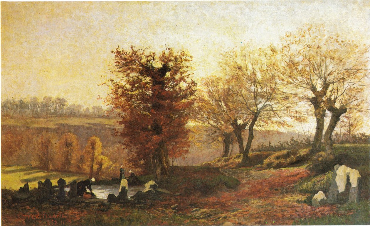 Mycí místo v Bretani od Kitty Lange Kielland