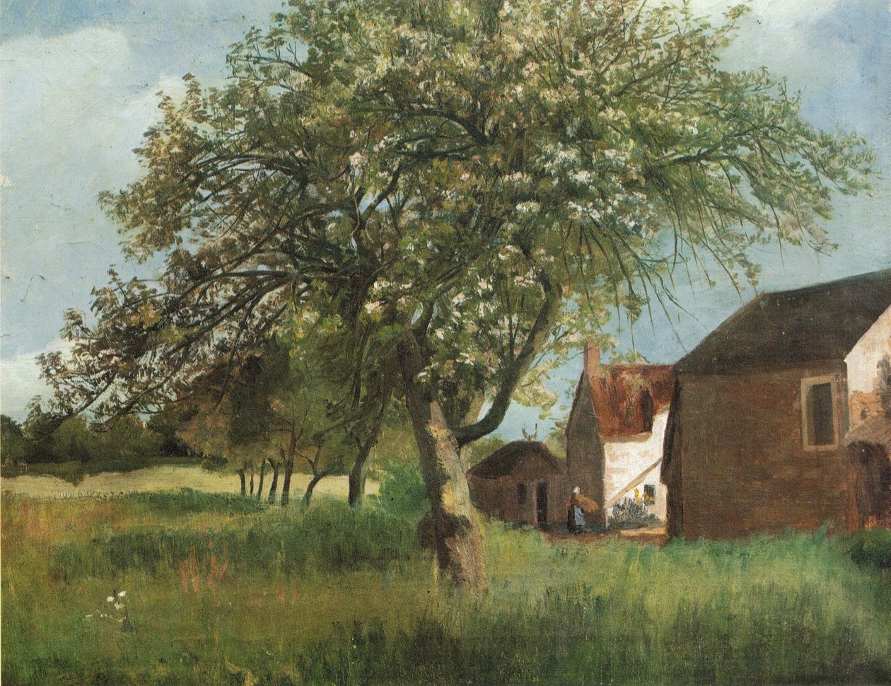 Kvetoucí strom v Cernay-la-Ville od Kitty Lange Kielland