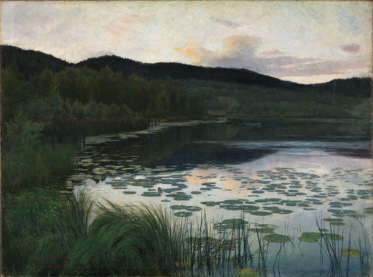 Letní noc, 1886 od Kitty Lange Kielland