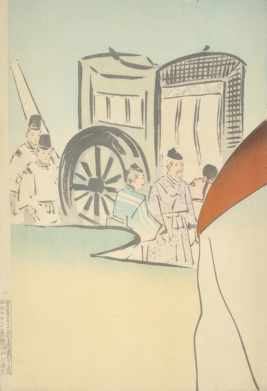 Lady Sei Shonagon od Kiyochika Kobayashi