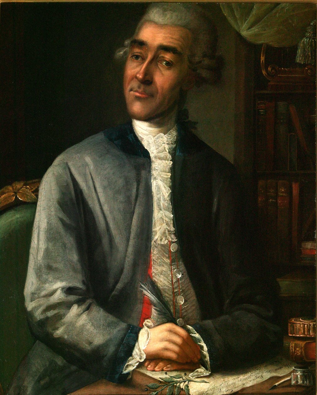 Portrét spisovatele Vasilije Grigorieviče Rubana 1742-1795, 1786 od Klipekov