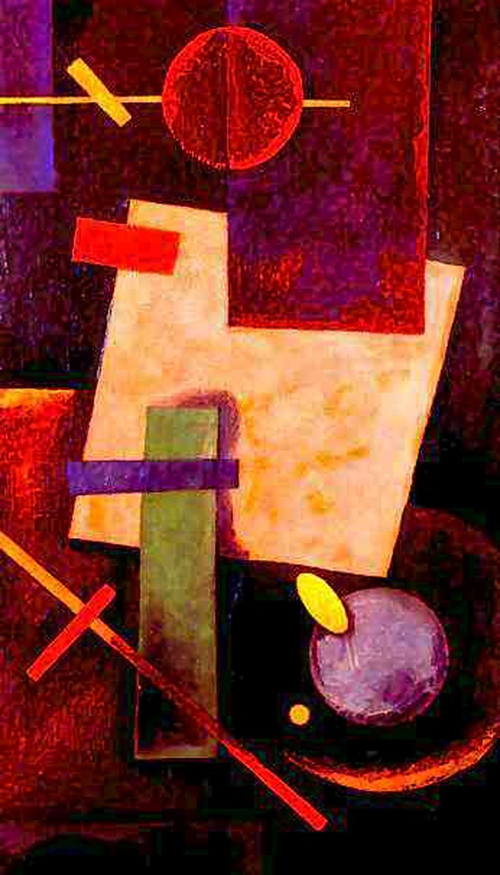 Suprematistická kompozice, 1916 od Ivan Vassilyevich Klyun