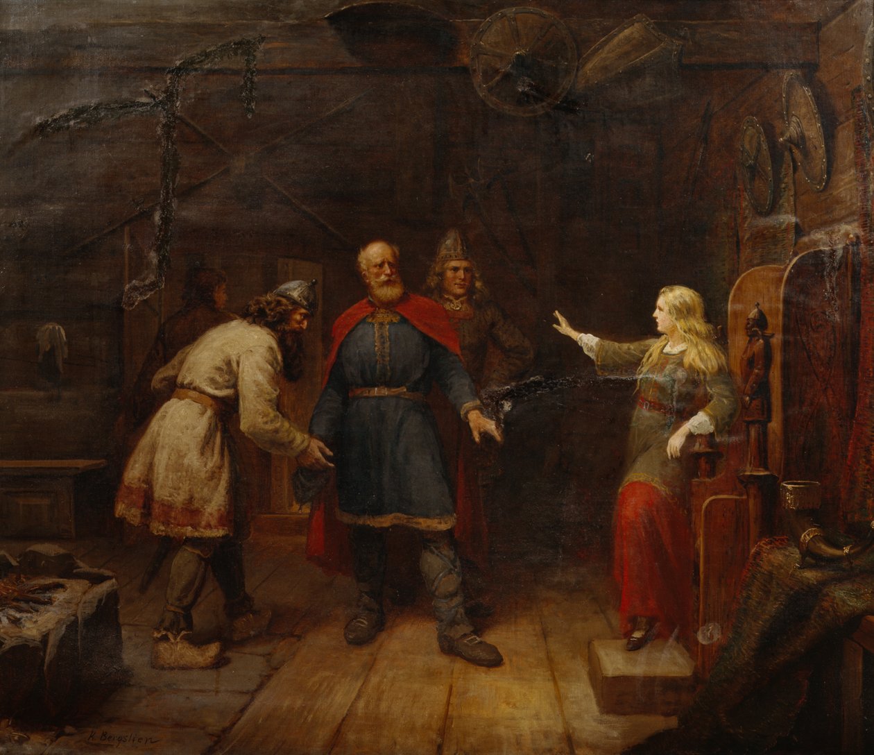 Harald požádal Gydu o ruku od Knud Bergslien