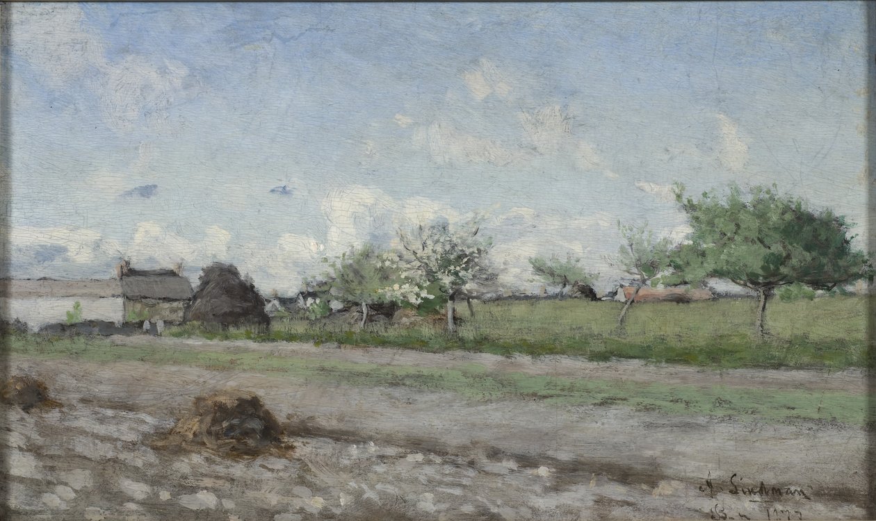 Jabloň v květu, 1877 od Knut Axel Lindman