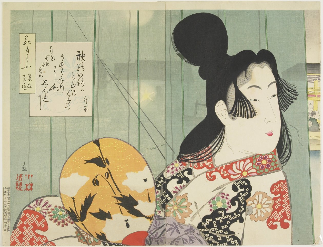 Bear Uchie s Of Kanei An d Sho_Ho_Era, Appli 1896 od Kobayashi Kiyochika
