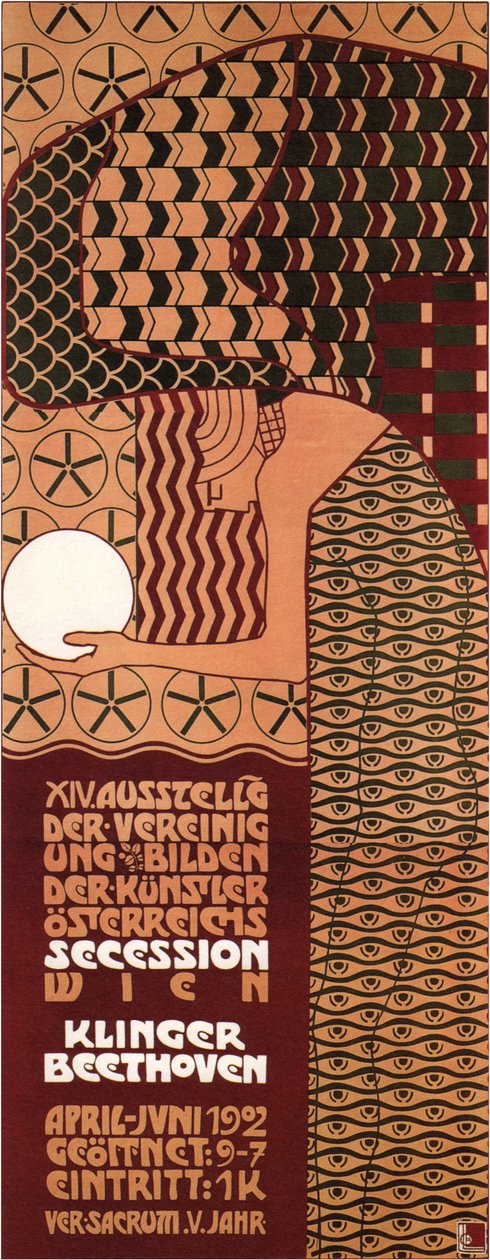 Plakát k výstavě vídeňské secese, 1902 od Koloman Moser