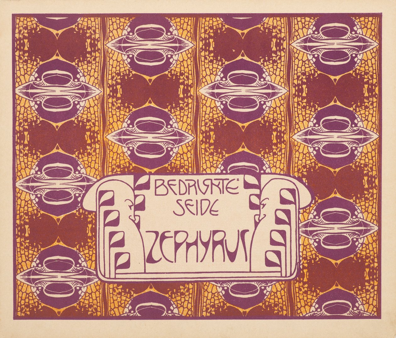 Tištěný Silk Zephyr, 1901. od Koloman Moser