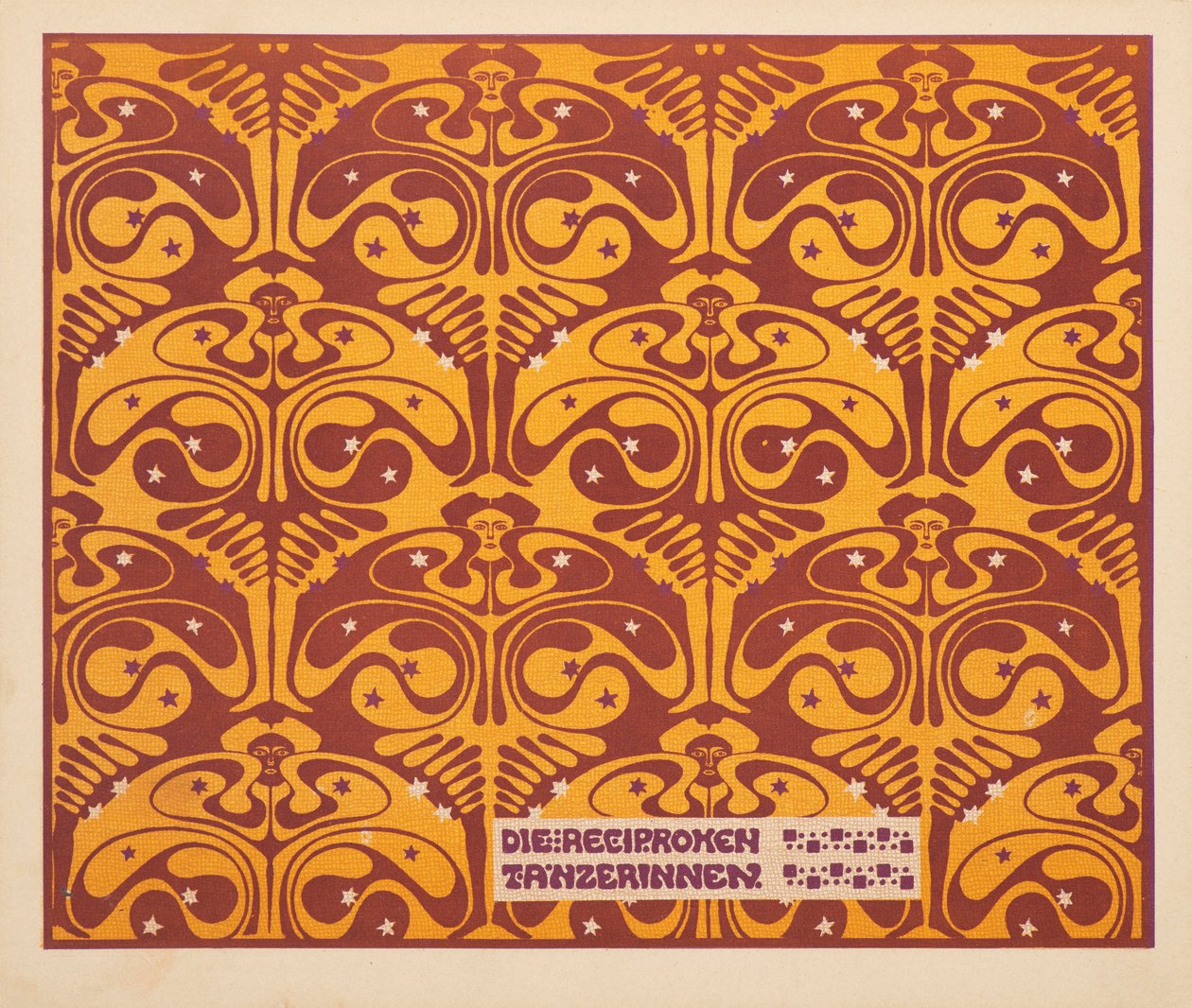 Vzájemní tanečníci, 1901. od Koloman Moser