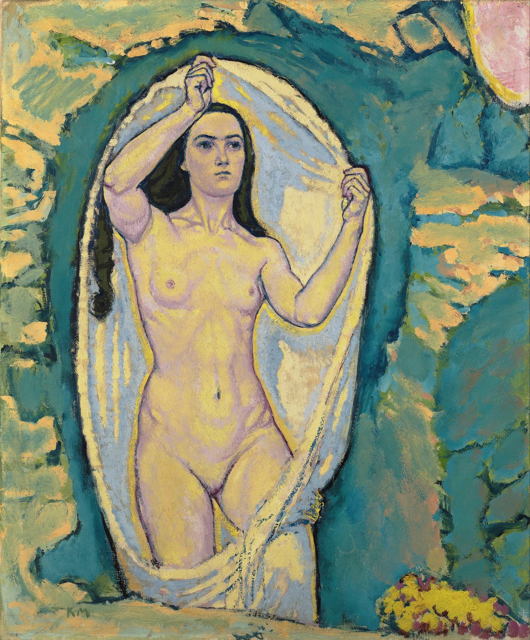 Venuše v jeskyni - Moser, Koloman (1868-1918) - cca. 1914 - Olej na plátně - 75,5x62,7 - Leopoldovo muzeum, Vídeň od Koloman Moser