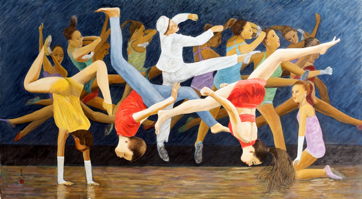 Precious Children, 2014 (východní kvaš na rýžovém papíře) od Komi Chen