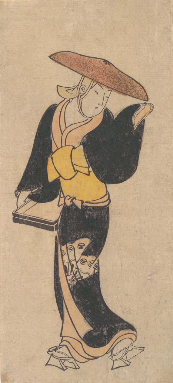 Herec Sanjo Kantaro jako potulný buddhistický život, ca. 1715. od Kondo Kiyoharu