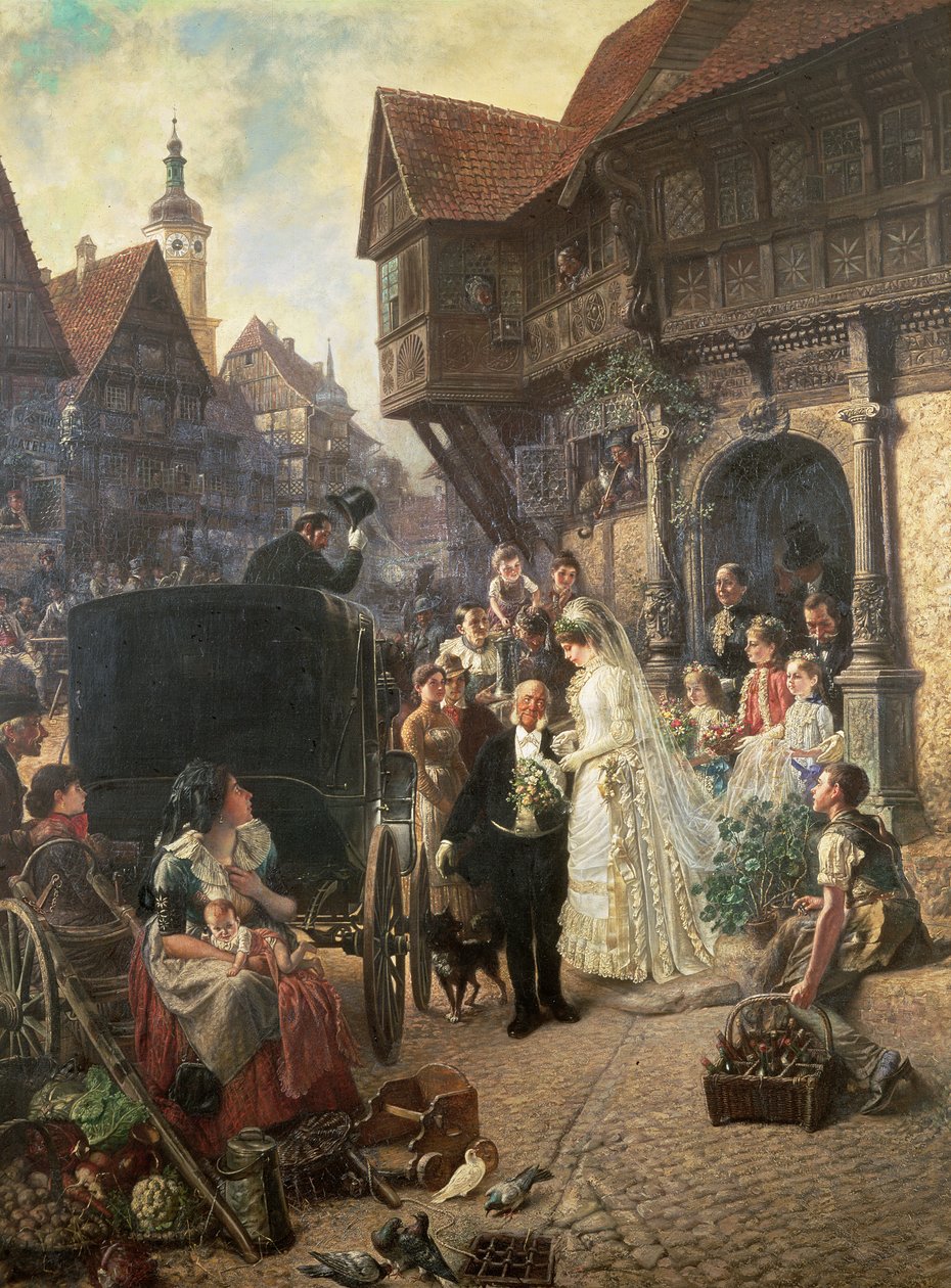Nevěsta, 19. století od Konrad Beckmann
