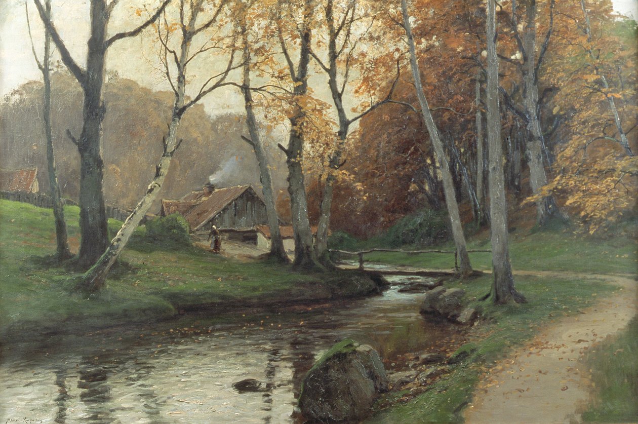 Černý proud, kolem roku 1890 od Konrad Mueller Kuerzwelly