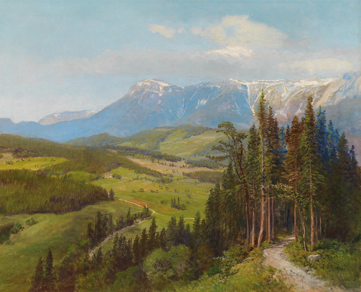 Pohled na region Rax od Konrad Petrides