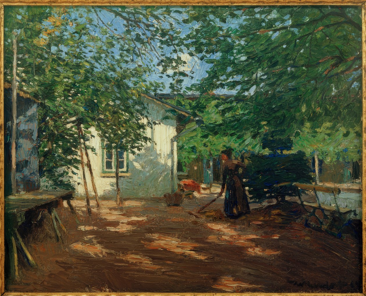 Restaurace poblíž Kappeln od Konrad von Kardorff