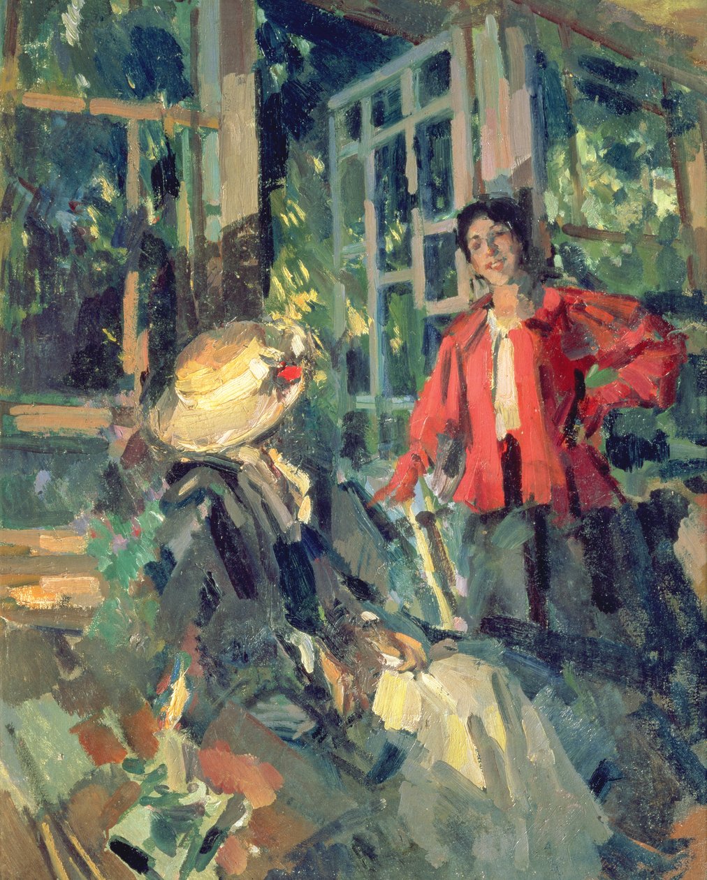 U okna, 1919 od Konstantin Alekseevich Korovin
