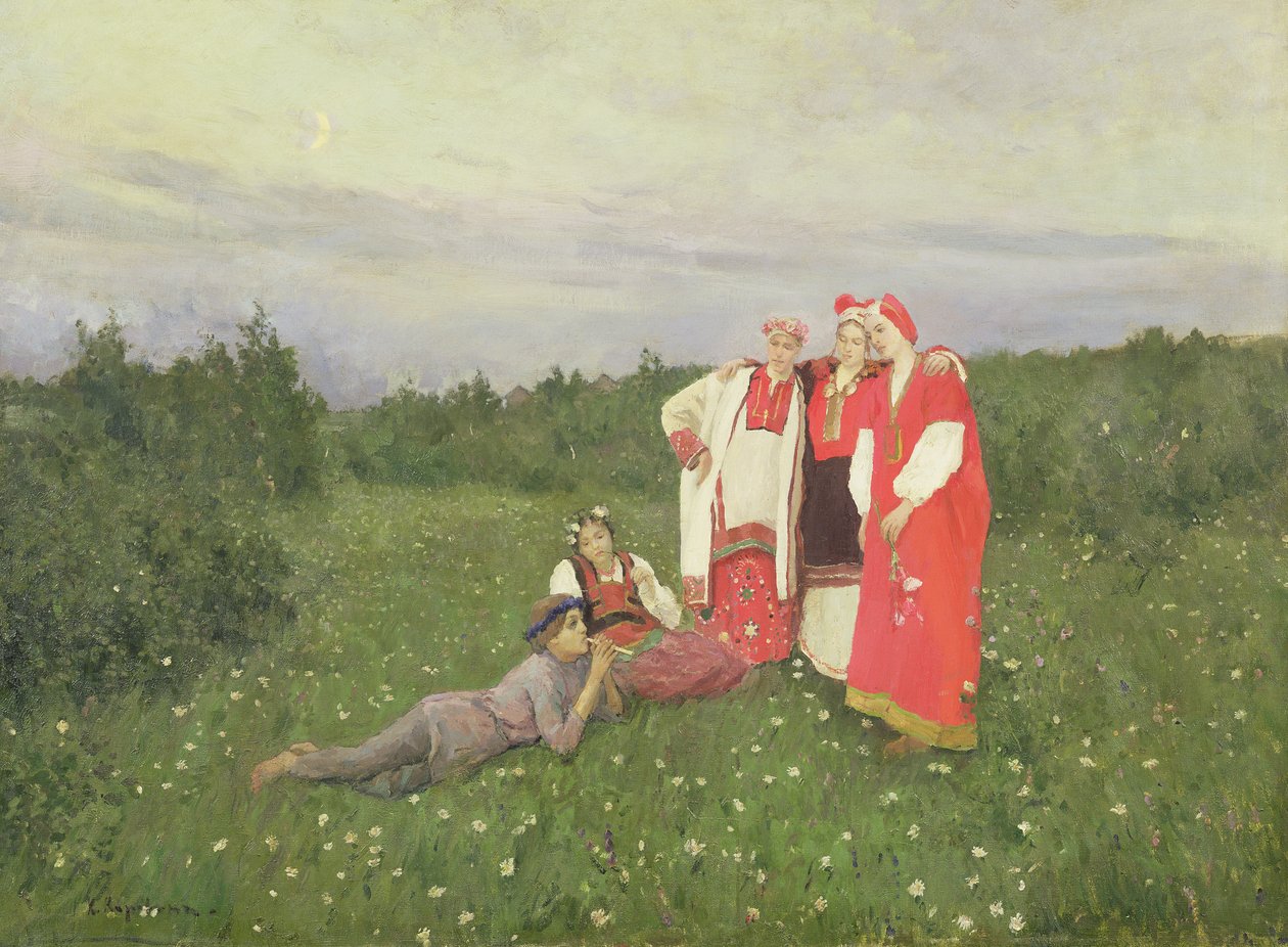Severní idyla, 1886 od Konstantin Alekseevich Korovin