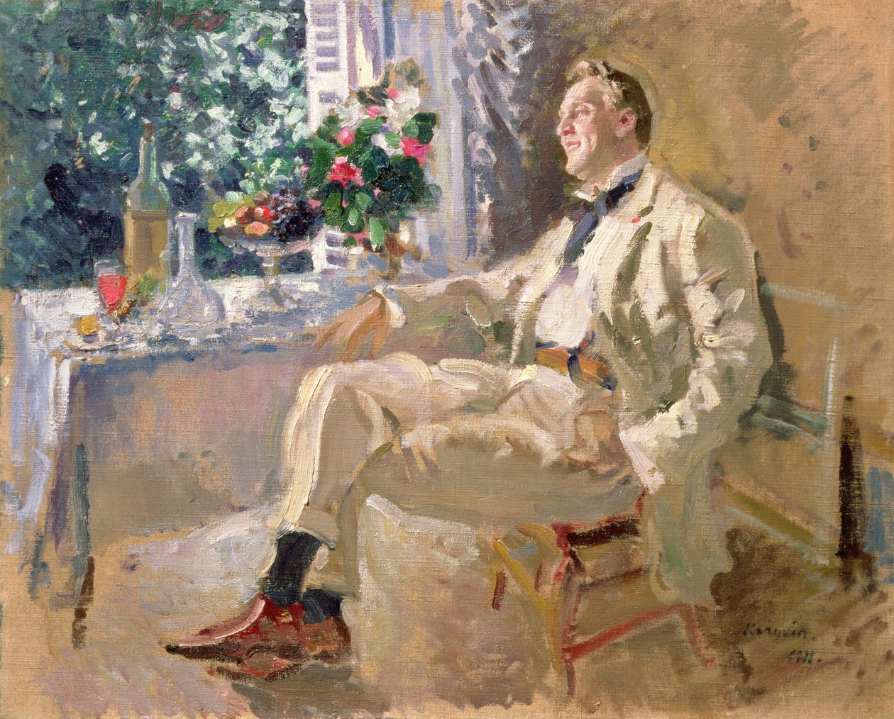 Portrét operního pěvce Feodora Ivanoviče Chaliapina (1873-1938) 1911 od Konstantin Alekseevich Korovin