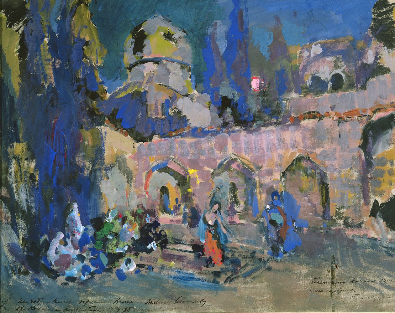 Tanec od Konstantin Alekseevich Korovin