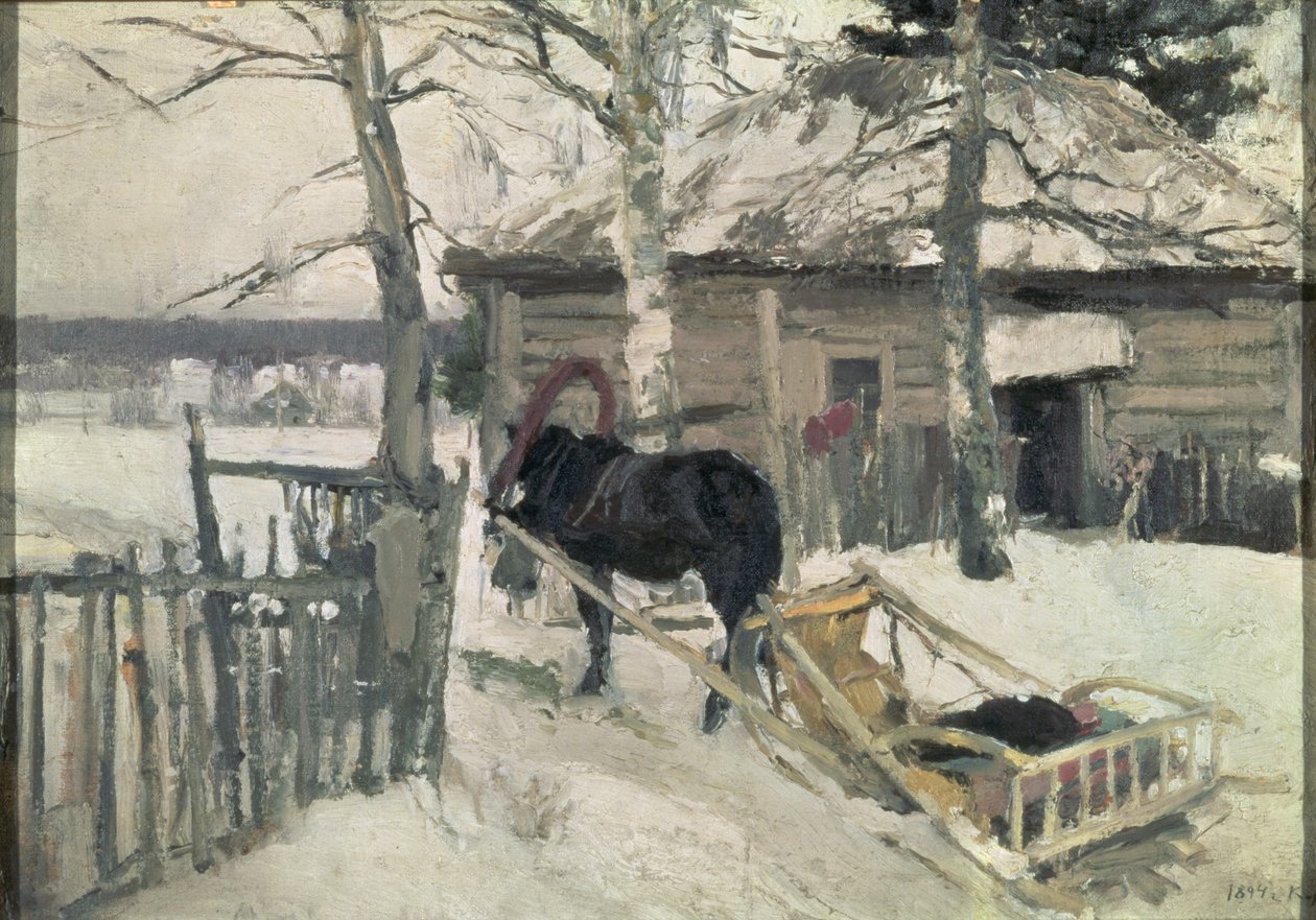 Zima, 1894 od Konstantin Alekseevich Korovin
