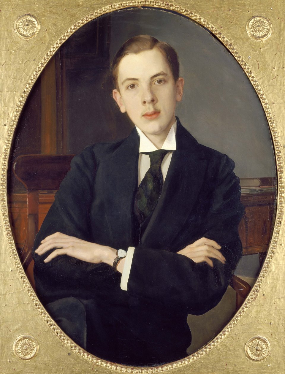 Evgenij Sergějevič Michajlov, umělcův synovec, 1916 od Konstantin Andreevic Somov