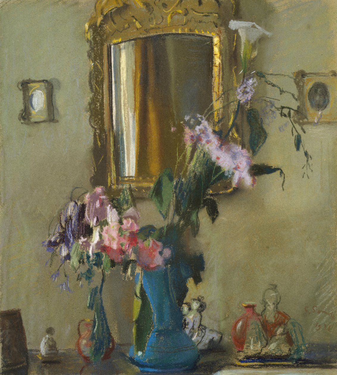 Still Life: An Interior, 1931 (pastel na papíře) od Konstantin Andreevic Somov