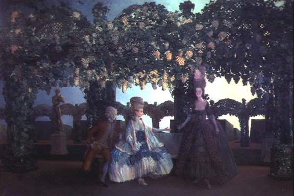 Večer, 1900-02 od Konstantin Andreevic Somov