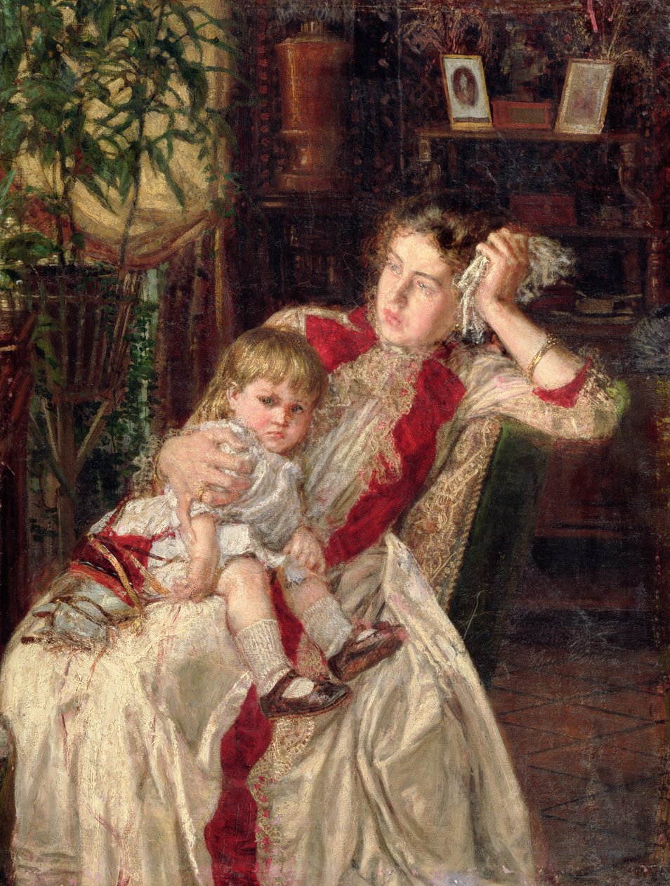 Rodinná hádka, 1890 od Konstantin Apollonovich Savitsky