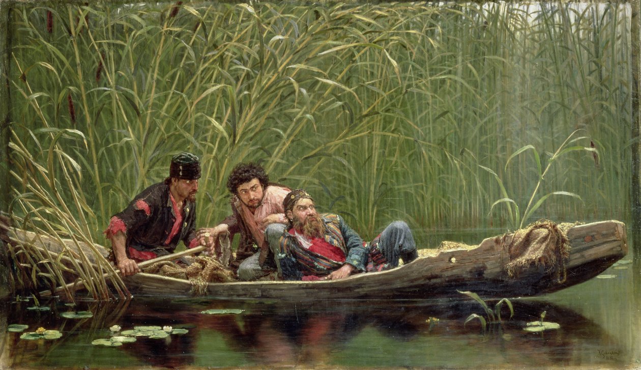 Podezřelí lidé, 1882 od Konstantin Apollonovich Savitsky