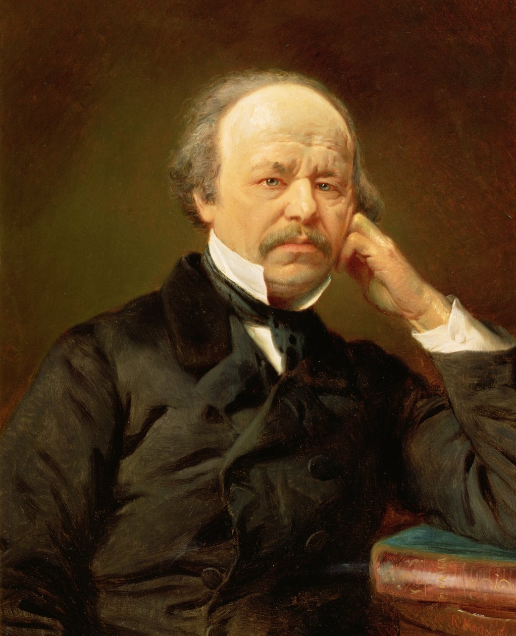 Portrét skladatele Alexandra Sergejeviče Dargomyžského (1813-69) od Konstantin Egorovich Makovsky