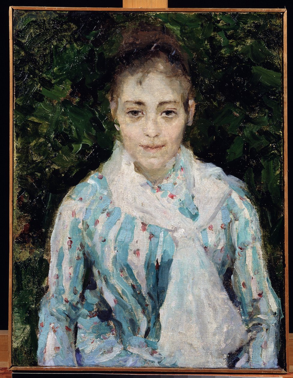 Portrét umělkyně Maria Yakuntchikova Weber (1870-1902) (Portrét umělkyně M. Yakunchikova Weber). Dílo Konstantina Alexejeviče Korovina (1861-1939), maloval jeho od Konstantin Alekseevich Korovin