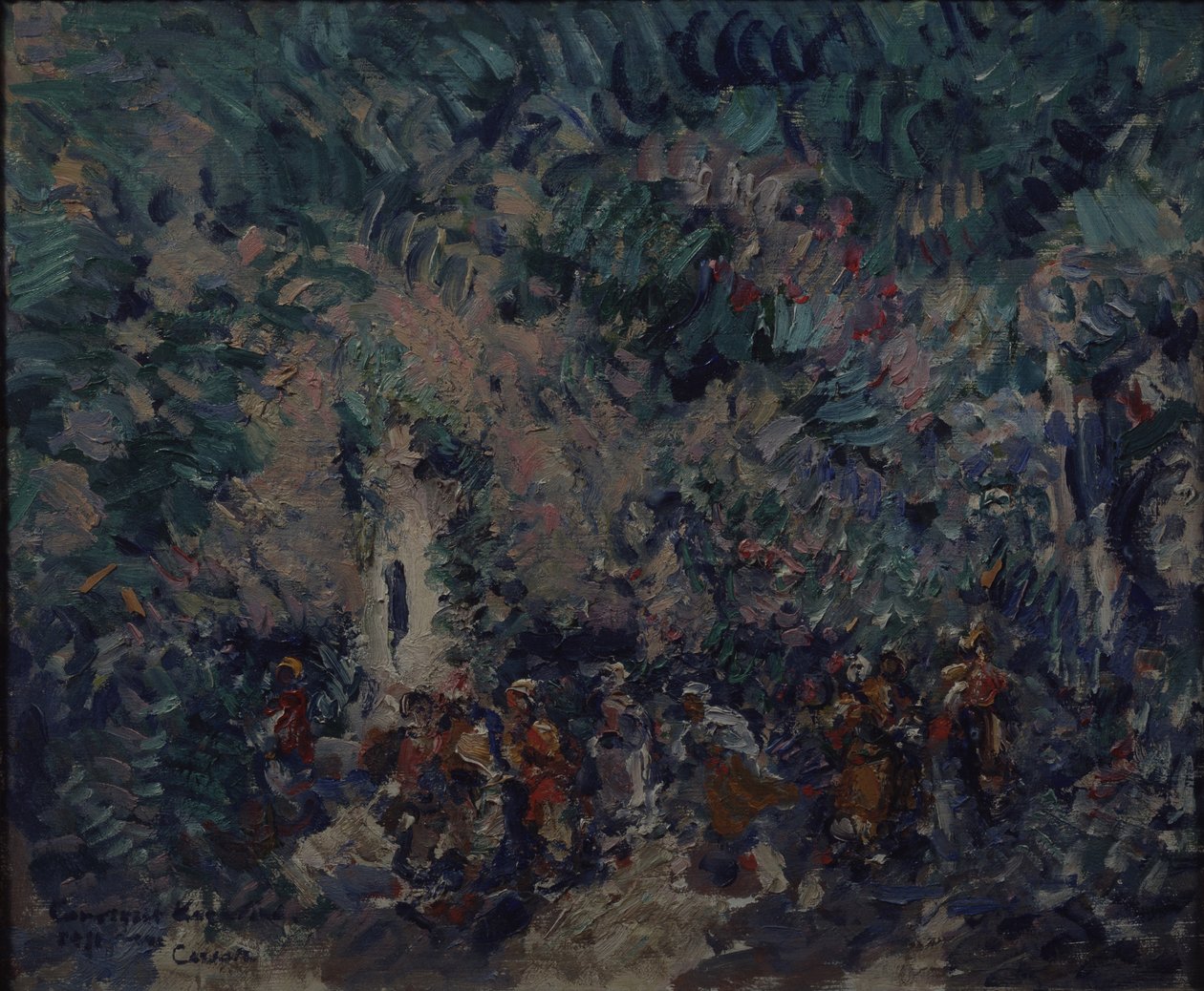 Scénografie k baletu Korzár od A. Adama, 1911 od Konstantin Alekseevich Korovin