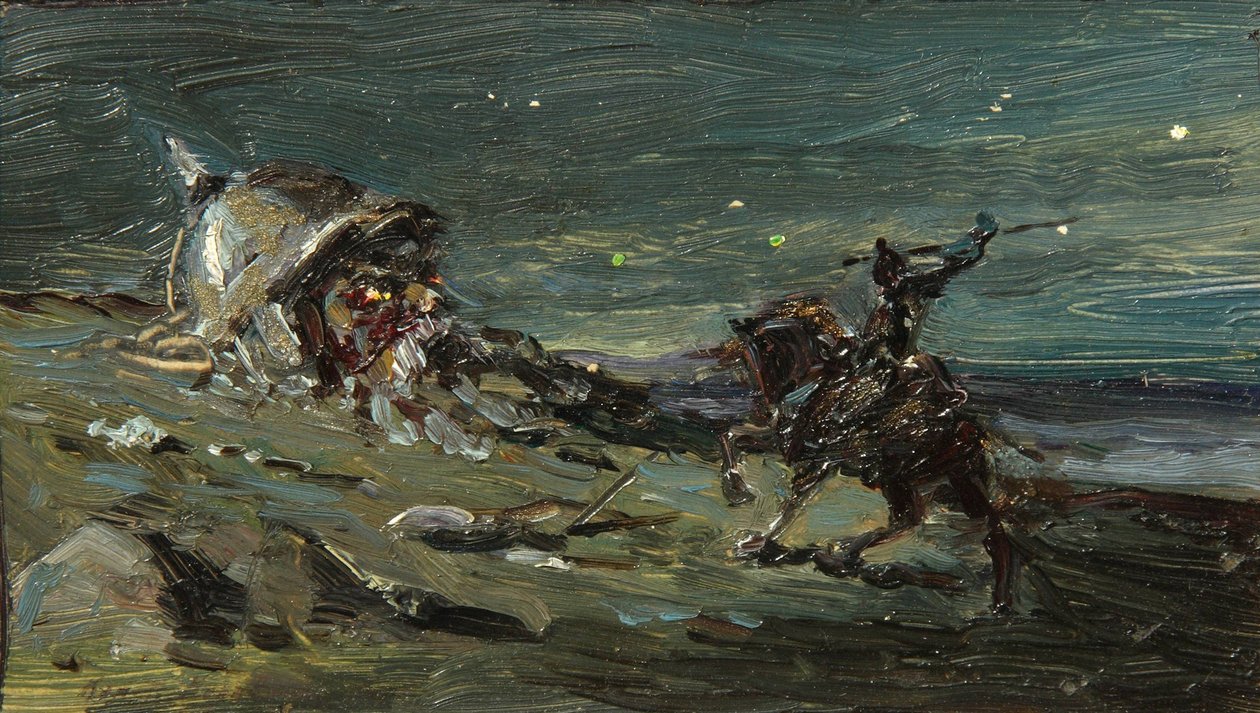 Scénografie k opeře Ruslan a Ludmila M. Glinky od Konstantin Alekseevich Korovin