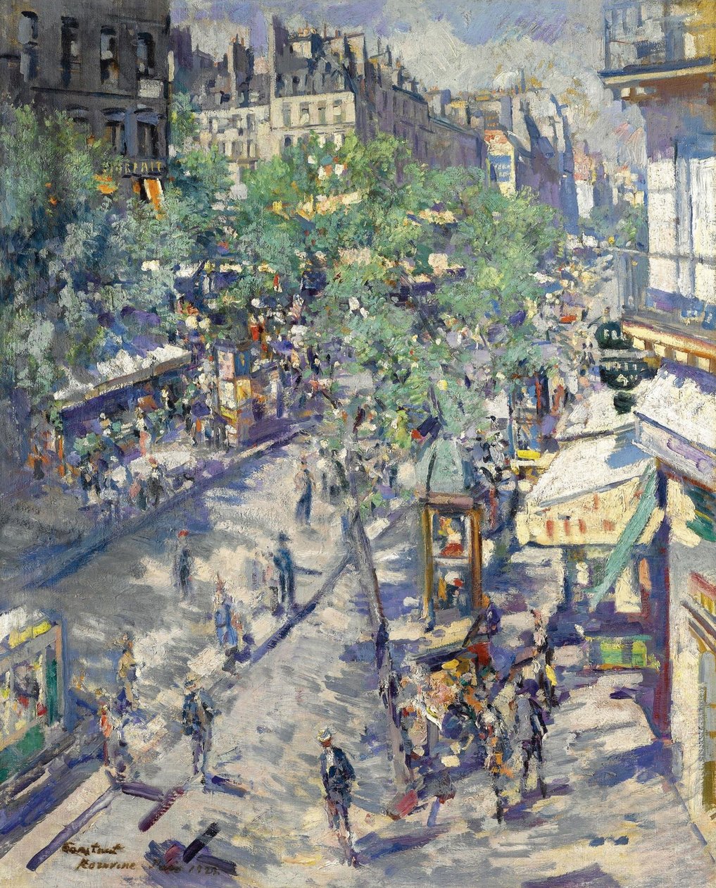 Boulevard de Sebastopol v Paříži, 1923 od Konstantin Alekseevich Korovin