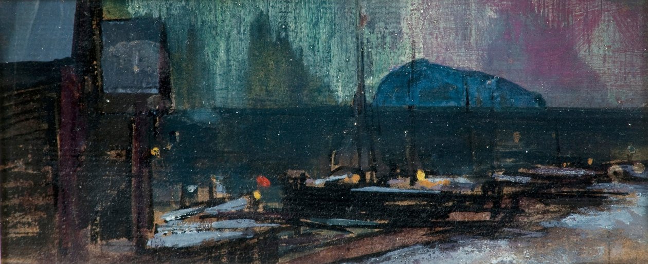 Polární záře v Norsku, 1902 od Konstantin Alekseevich Korovin