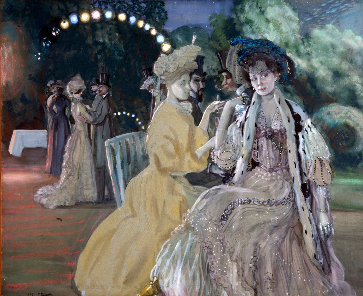 Kurtizány, 1903. od Konstantin Andreyevich Somov