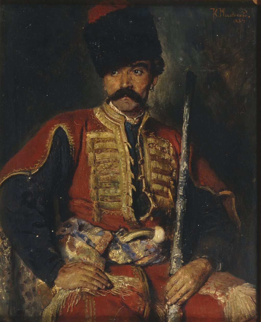 Záporožský kozák, 1884 od Konstantin Egorovich Makovsky