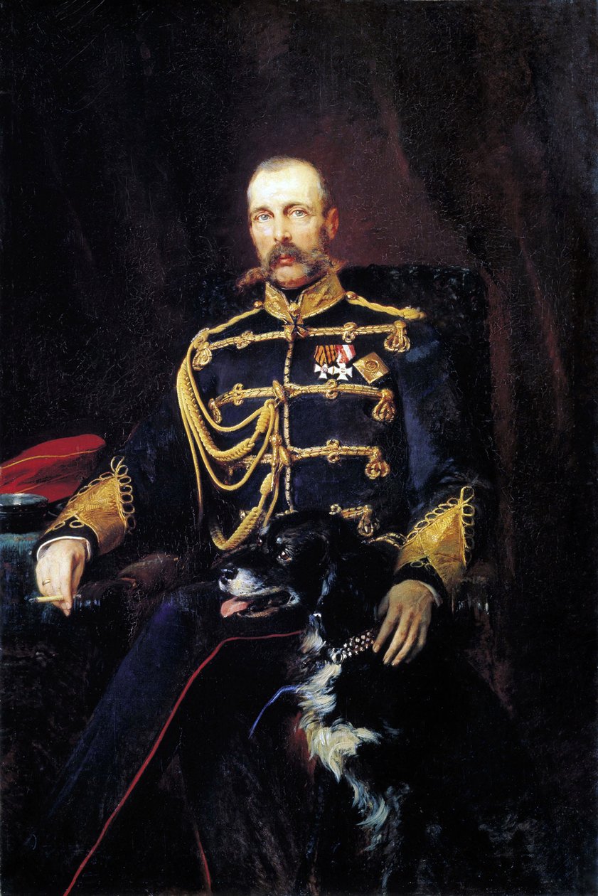 Alexandr II. (1818-1881), ruský car od Konstantin Egorovich Makovsky